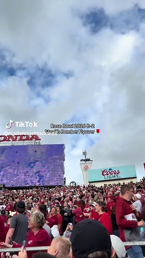 B-2 Stealth Bomber Flyover at Rose Bowl 2026