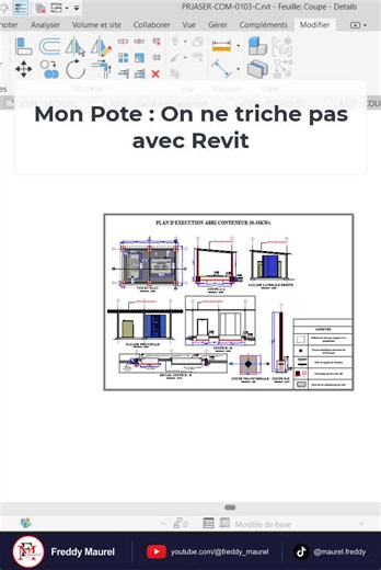 Mon pote dit qu'on ne triche pas avec Revit... 😈 Mama i'm a criminal #revit #bim #autodesk #ingenieur #architecte