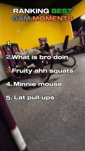 Ranking Best Gym Moments! #ranking #shorts
