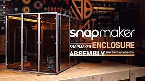 Watch How to Assemble the Snapmaker 2.0 A250/A350 Enclosure on Amazon Live