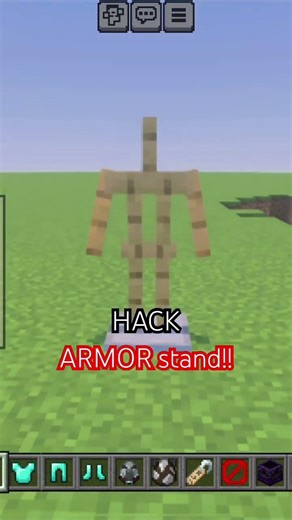 How to make a armor stand POSE #smallcontentcreator #minecraft#armor