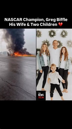 Viral News 🔥 on Instagram: "💔 CONFIRMED TRAGEDY NASCAR champion Greg Biffle, his wife, and their two children among 7 in total have tragically died in a plane crash in North Carolina. Just hours earlier, they were on their way to spend time with friends. Now, an entire family is gone. Life can change in an instant. Hold your loved ones close tonight. 🕊️ Rest in peace. #BreakingNews #NASCAR #rip"