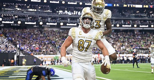 A History of Notre Dame’s Shamrock Series Jerseys