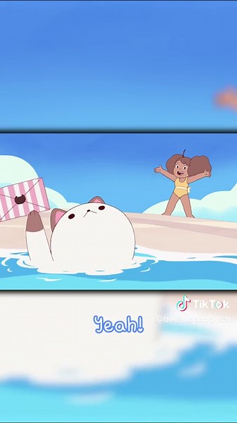 Bee AND Cats hate water. 🐝😺 #BeeandPuppyCat | bee and puppycat