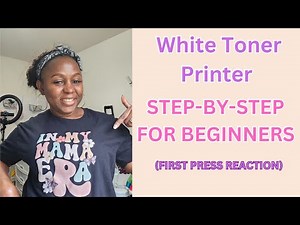Breaking In My New White Toner Printer! Uninet Icolor 560 Printer Review + Prorip Essentials