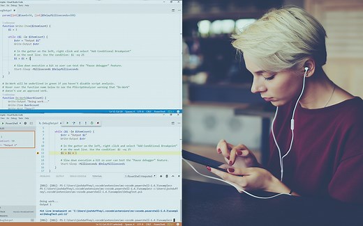 Visual Studio Code 调试指南 - 在VS Code中调试Windows PowerShell