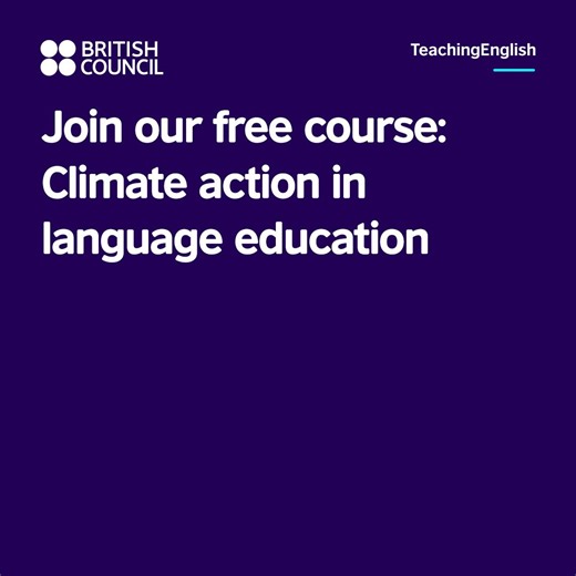 Climate action in language education – professional development for English language teachers: Module 1 – Introducing environmental issues Module 2 – Lessons with a sustainability focus Module 3 – Making sustainability part of your learners' lives Sign up for free here: https://eu1.hubs.ly/H0m-wPN0 #ClimateEducation #TeachingEnglish #ELT | British Council Bangladesh