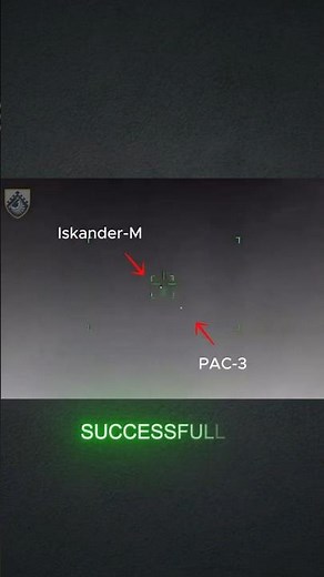 PAC-3 Intercepts Iskander-M! #ukrainewar #russianmissiles #airdefense