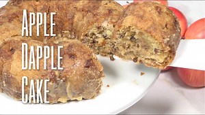 Old Fashioned Apple Dapple Cake - a Fresh Apple Cake soaked in a Brown Sugar Butter Sauce This is the perfect WOW dessert for any fall gathering! Full printable recipe here: http://www.southernplate.com/2008/09/apple-week-begins-todays-recipe-apple.html | Southern Plate