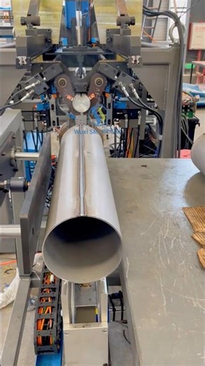 Full automatic plate rolling machine with welding system #fabrication #machine #steelfab #cnc