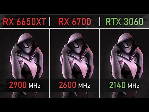 RX 6650XT vs RX 6700 vs RTX 3060 | 1080P, 1440P & 4K Benchmarks