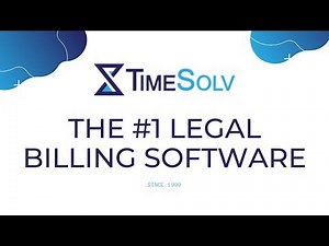 TimeSolv the #1 Legal Billing Software