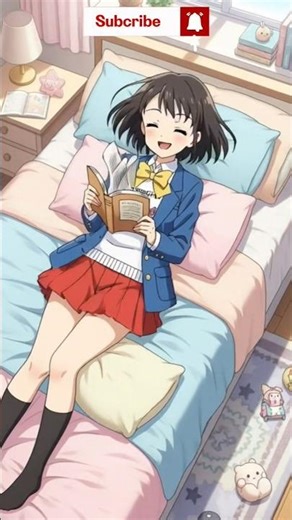 LoopGirl Cozy Bedroom Loop ✨ Anime Short | Cry For Me (WA WA WA)