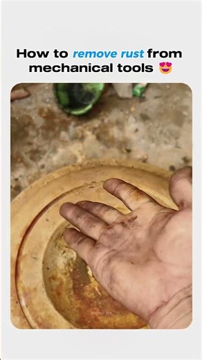 How to remove rust from mechanical tools 😍