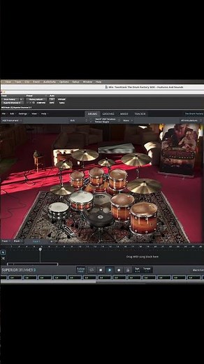 Toontrack The Drum Factory SDX - La Fabrique Studio Spaces And Kits