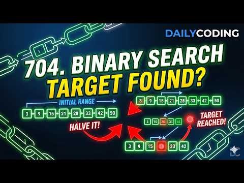 LeetCode 704 Binary Search in Java | Easy DSA Interview Preparation #datastructures #java #coding
