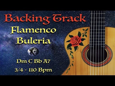 Backing Track - Buleria Flamenco - Dm C Bb A7