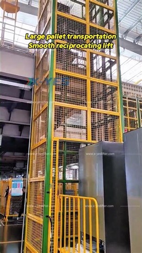 How to Transport Oversized Refrigerators Between Floors? | Reciprocating Vertical Lift X-YES Lifter