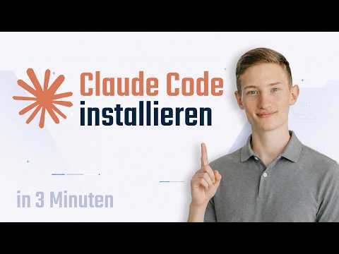 Claude Code installieren - schnell und einfach | Tutorial 2026