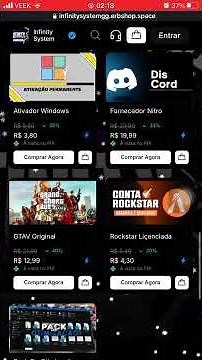 INFINITY SYSTEM!! MELHOR LOJA DO DISCORD, NITRO, MINECRAFT, ASSINATURAS | TUDO MAIS COM MENOR PREÇO!