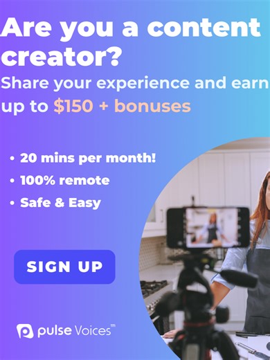 If you’re a U.S.-based content creator on YouTube, Instagram, or TikTok, we’re currently inviting creators to participate in a paid research study with Pulse Labs. 🎥 About the Study Pulse Labs is launching the Digital Voices Study, a research program focused on understanding how creators use and engage with platforms like YouTube, Instagram, and TikTok. 💸 Why Creators Join Get paid: Earn $45–$60 per month, with the opportunity to earn up to $150 (plus bonuses) over a 3-month period Low time co