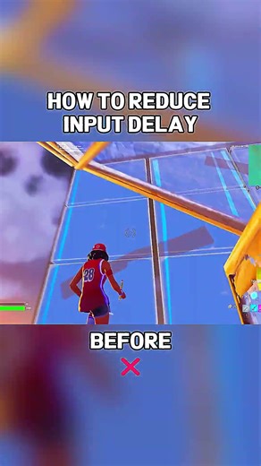 How to reduce input delay#fortnite #fortniteclips