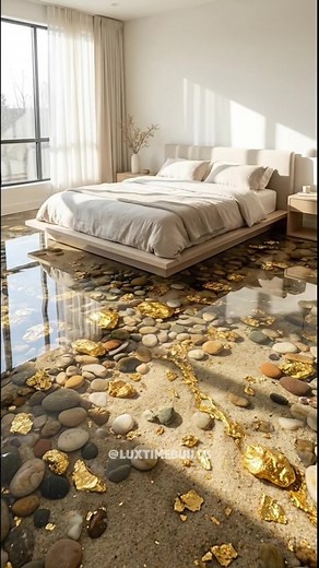 Stunning Bedroom Transformation with Sandstone Epoxy Floor