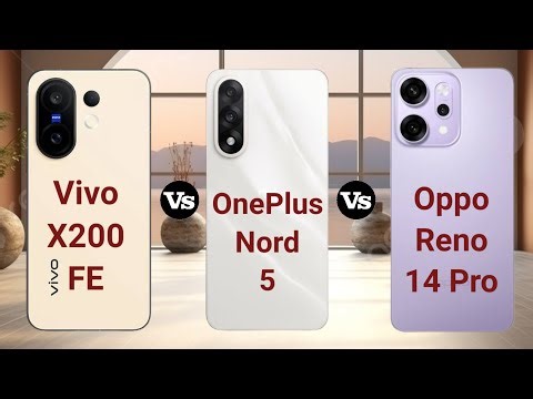 Vivo X200 FE Vs OnePlus Nord 5 Vs Oppo Reno 14 Pro | Full Comparison | SB Tech