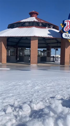 The Delaware State Fairgrounds brought to you by Jack Frost ❄️🥶 We can’t wait for it to be warm again! | Delaware State Fair