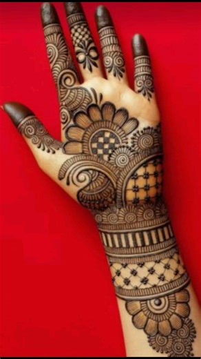 Stunning Full Hand Bridal Mehndi Design 2026 #mehndi #henna #hennadesign