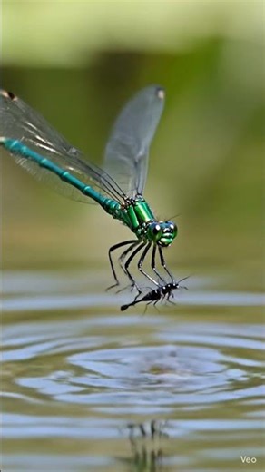 Mosquito Met The Wrong Dragonfly 🐉