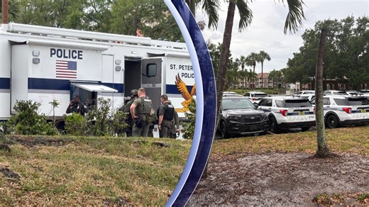 Barricaded suspect in custody after 5-hour standoff in St. Pete apartment complex: SPPD