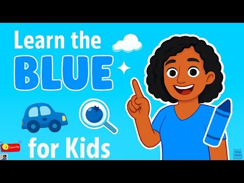 Learn the Color BLUE for Toddlers 💙 | Calm Preschool Learning Story