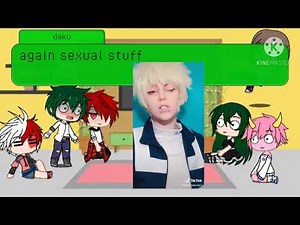 MHA reacts to | Bakugou tik toks|