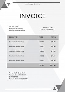 Artist Invoice Template | Editable Canva Design | Illustrator and Art Commission Billing Form | Printable & Digital Invoice Template - Etsy