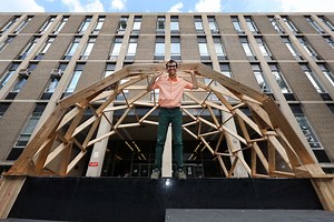 Robot Made 2025 provides a new sculptural structure on campus