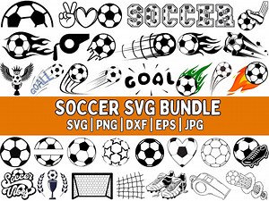 Soccer SVG Bundle: Ball Monogram, Team Designs (digital Download) - Etsy Australia