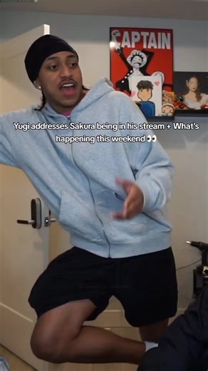 Yugi addresses Sakura being in his stream What's happening this weekend 👀 #yugi2x #sakurashymko #fyp