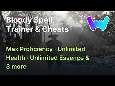 Bloody Spell Trainer +6 Cheats (Unlimited Blood, One-hit Kills, Max Proficiency, & 3 more)