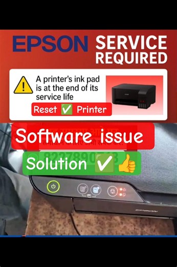 Epson L3210 Resetter | Epson L3210 Adjustment Program | epson l3210 red light blinking reset #shorts