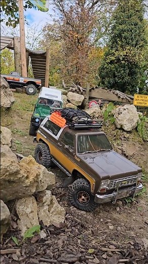 RC meeting: Group crawling on a amazing crawler course #rc #rccar