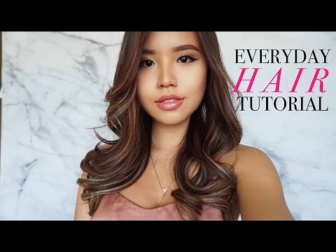 Everyday Hair Tutorial | Loose Wavy Curls