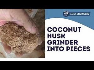 COCONUT HUSK FIBER SHREDDER | Coconut husk powdering machine | Coconut Shredder | Coconut grinder