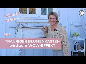 DU WIRST ES NICHT GLAUBEN...DARAUS WIRD DER SCHÖNSTE BLUMENKASTEN DER WELT - VASE AM STAB DIY