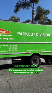 Water damage remediation begins with careful content packouts. Call the team that will handle your belongings with care: 1-800-SERVPRO. 🎥: Servpro of North Vista & San Marcos | SERVPRO