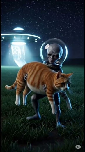 😆😌Aliens Can’t Handle Earth Cats 😹🌍👽😑 #cat #funny #animated