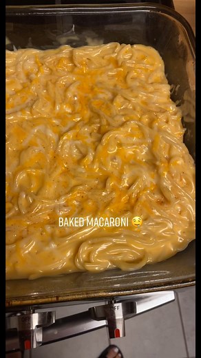 Baked Mac with government cheese 😆😆#nola #cookingwithjenn #louisiana #mac #cheese #noodles #recipe #flavor