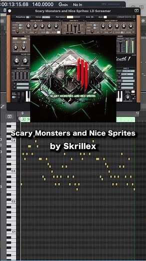 Skrillex - Scary Monsters and Nice Sprites (Sylenth1) #dtm #vst #synth