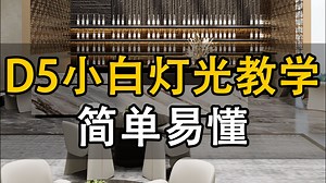 D5写实灯光教学【室内工装篇】