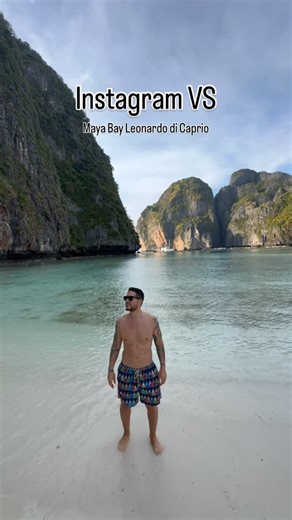 JORGE on Instagram: "Pe insula pe care a filmat in 1999 Leonardo di Caprio….Maya Bay….Thailanda e spectaculoasa…e prima oara cand ajung aici… foarte frumoasa dar foarte populata😄."